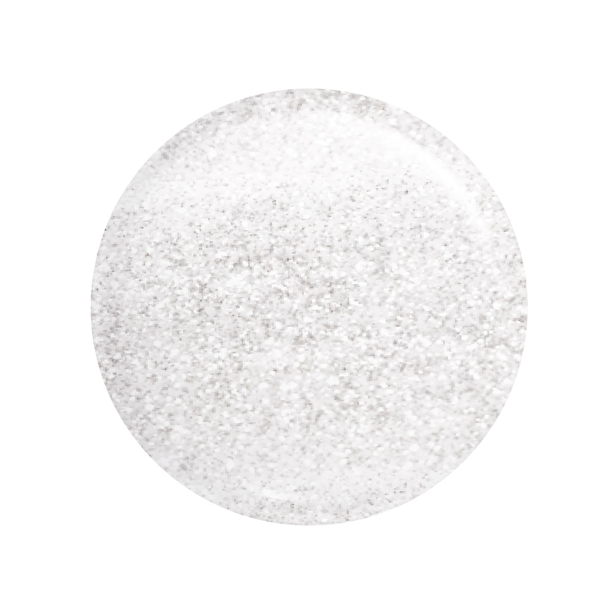 Prato redondo branco com padrão cinza claro pontilhado