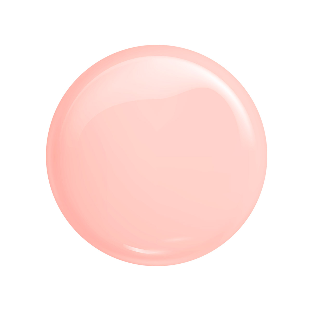 Gota de verniz de unha rosa claro brilhante