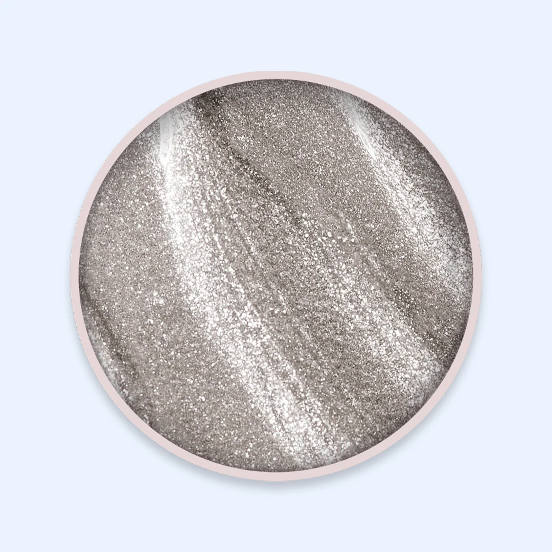 Textura prateada brilhante com glitter