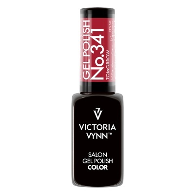 Frasco de verniz gel para unhas VICTORIA VYNN com rótulo cor de rosa