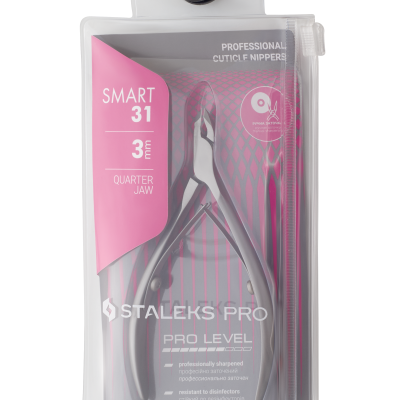 Cortador de cutículas profissional STALESS PRO SMART 31 em embalagem plástica
