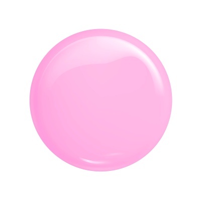 Bola rosa clara brilhante sobre fundo branco