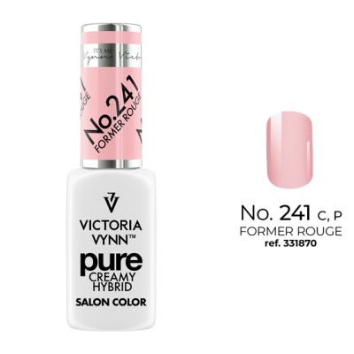 Esmalte de unhas rosa claro Victoria Vynn Pure Creamy Hybrid No. 241 Former Rouge