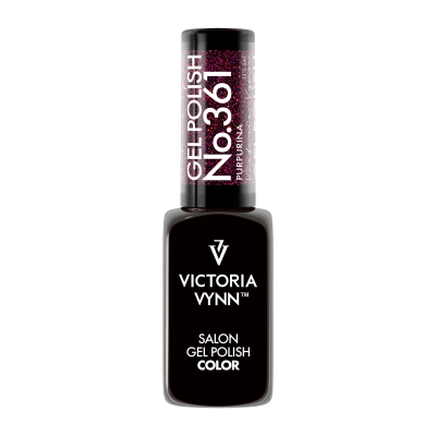 Verniz gel roxo com brilho Victoria Vynn No.361