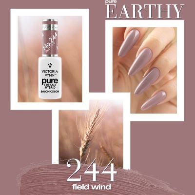 Verniz de unhas Victoria Vynn cor Earthy nº 244 Field Wind castanha rosada