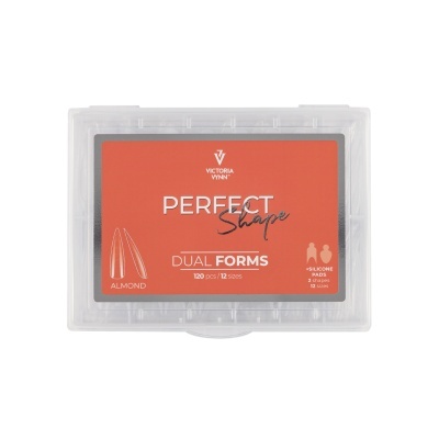 Estojo transparente com unhas postiças almond Victoria Vynn