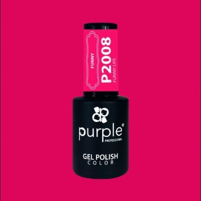 Verniz gel para unhas Purple Professional P2008 FUNNY LIFE