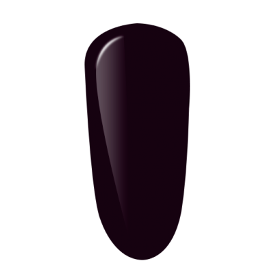 Amostra de verniz de unhas roxo escuro brilhante