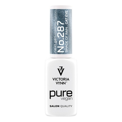 Esmalte de unhas Victoria Vynn pure vegan com tampa prateada glitter