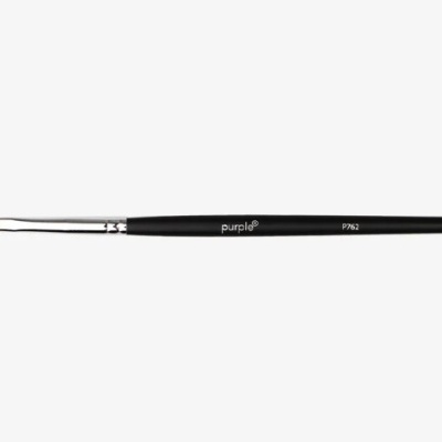 Pincel fino preto com inscrições purple® e P762