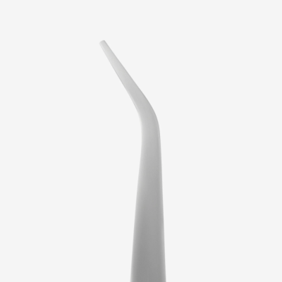 Frasco plástico branco com bico fino curvado