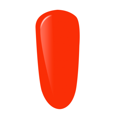 Amostra de verniz vermelho brilhante