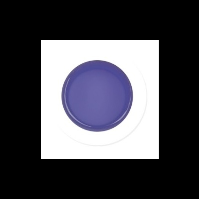 Prato redondo azul com fundo branco