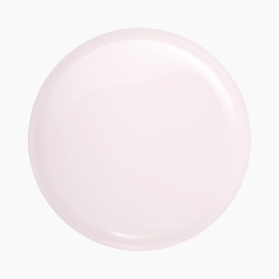 Superfície redonda rosa clara brilhante sobre fundo branco