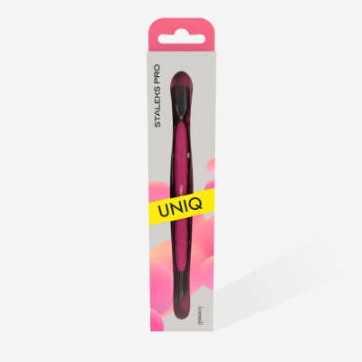Escova de cabelo Staleks Pro UNIQ na embalagem