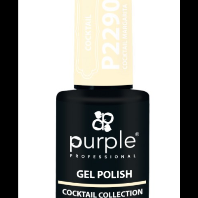 Frasco de verniz gel Purple Professional Cocktail Margarita cor creme clara
