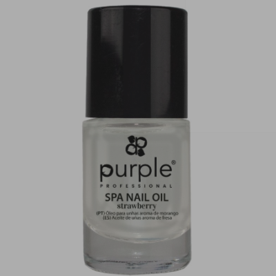 Frasco de óleo para unhas Purple Professional com tampa preta