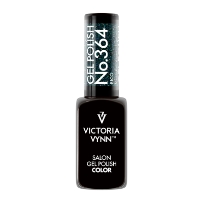 Frasco de verniz gel preto Victoria Vynn Nº364 Rico