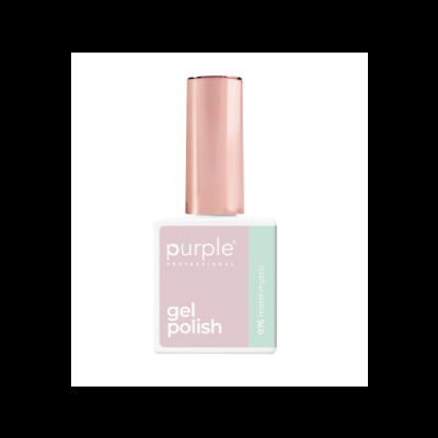 Frasco de esmalte gel Purple Professional com tampa rosa