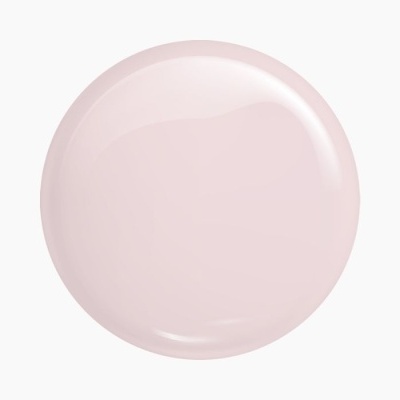 Gota redonda de verniz cor-de-rosa claro brilhante