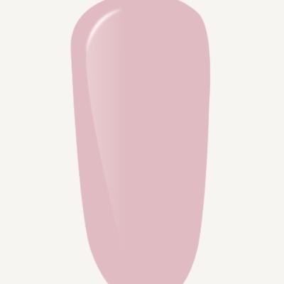 amostra verniz de unha rosa claro acabamento brilhante