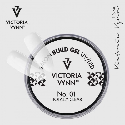 Gel de construção para unhas Victoria Vynn No. 01 Totally Clear