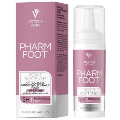Creme PHARM FOOT Point Softener Victoria Vynn em embalagem rosa e branca