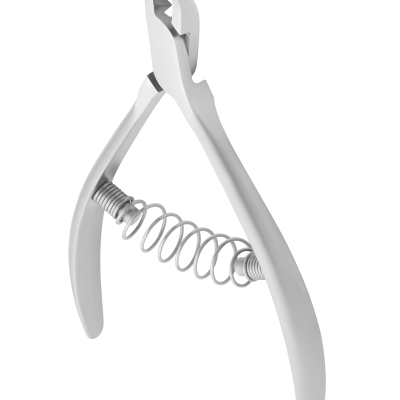 Alicate branco com mola para corte