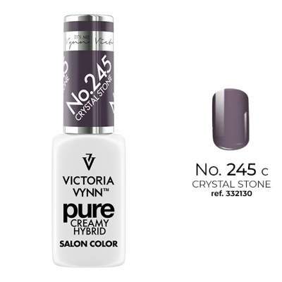 Frasco de verniz de unhas Victoria Vynn Pure Creamy Hybrid cor No. 245 Crystal Stone