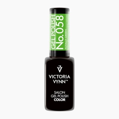 Frasco de verniz gel para unhas verde da marca Victoria Vynn