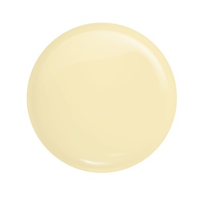 amostra circular de verniz bege claro brilhante