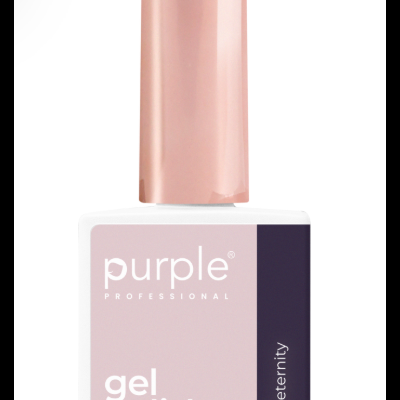 Frasco de verniz gel para unhas cor rosa com tampa champanhe