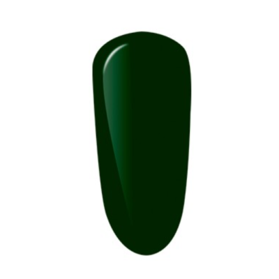 Amostra de verniz verde escuro brilhante