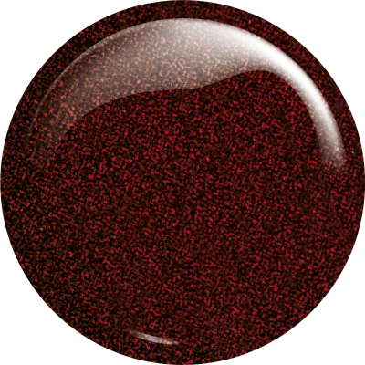 Esfera brilhante vermelha com textura pontilhada e reflexos