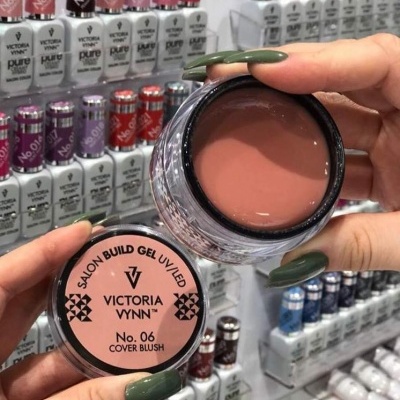 Gel para unhas Victoria Vynn Cover Blush No. 06 em embalagem redonda