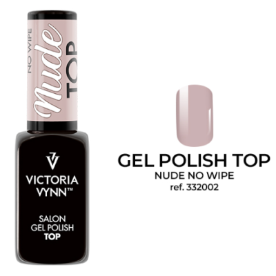 Frasco de verniz Victoria Vynn Gel Polish Top cor nude