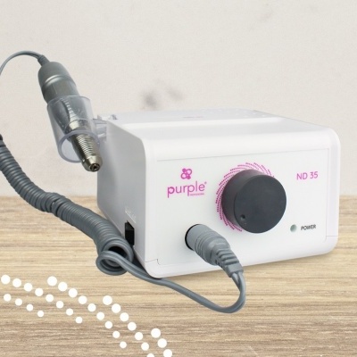 Unidade de controlo para ferramenta elétrica de unhas com cabo espiral