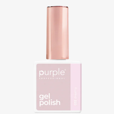Frasco de verniz gel para unhas rosa claro