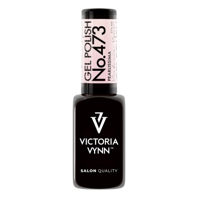 Frasco de verniz gel preto Victoria Vynn No. 473 Pearlissima