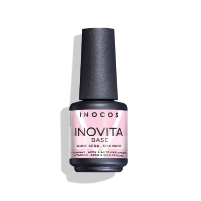 Frasco de verniz INOCOS INOVITA Base Nude Seda