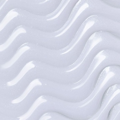 Superfície branca texturizada e brilhante com padrão ondulado repetitivo