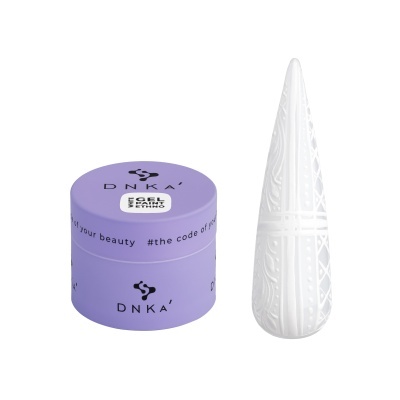 Conjunto de gel de pintura para unhas DNKA' roxo e branco