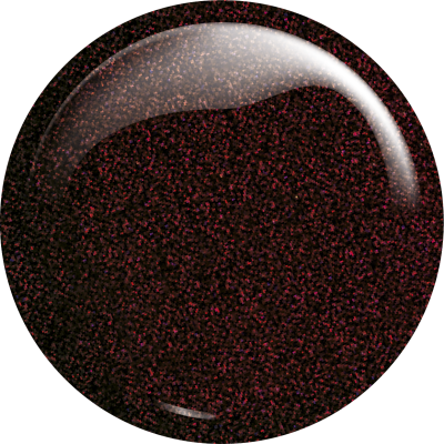 Superfície redonda preta com glitter vermelho brilhante