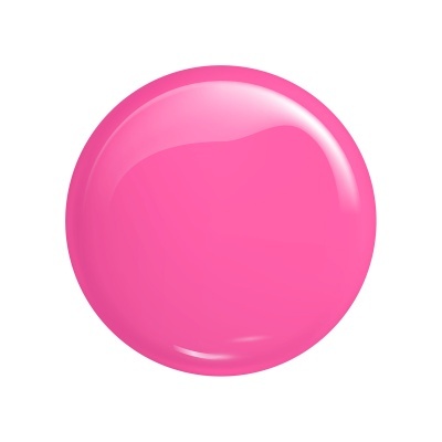 Gota de verniz de unha rosa vibrante com brilho