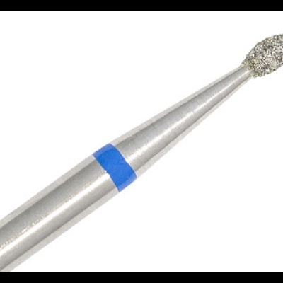 Broca metálica com ponta abrasiva e faixa azul