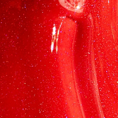 Superfície vermelha glitterada e brilhante