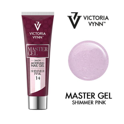 Tubo de gel para unhas rosa brilhante da Victoria Vynn Master Gel
