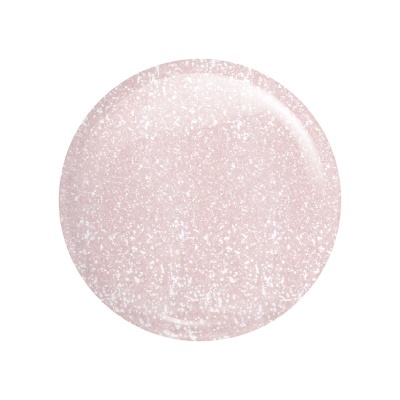 Prato redondo rosa com padrão marmoreado branco