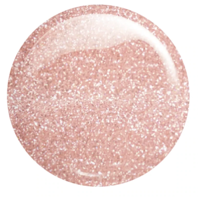 Esmalte rosa cintilante com brilho glitter