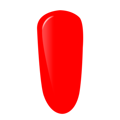 Amostra de verniz vermelho brilhante